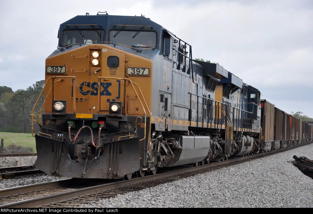 Eastbound loaded coal train